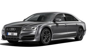 Сход-Развал двух осей автомобиля на 3D стенде Audi A8