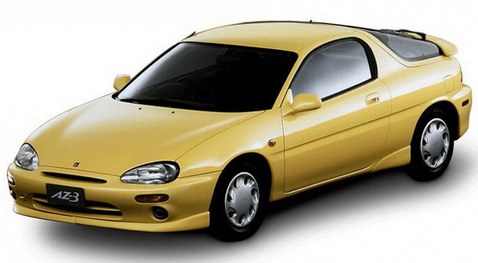 Сход-Развал двух осей автомобиля на 3D стенде Mazda Autozam AZ-3 в Санкт-Петербурге в СТО Motul Garage