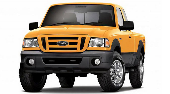 Сход-Развал двух осей автомобиля на 3D стенде Ford Ranger (North America) в Санкт-Петербурге в СТО Motul Garage