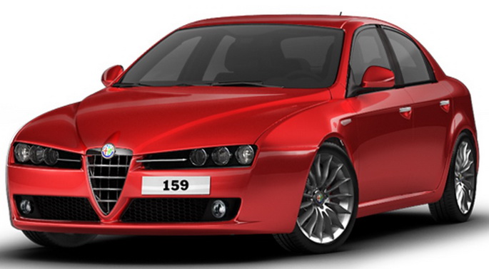 Сход-Развал двух осей автомобиля на 3D стенде Alfa Romeo 159 в Санкт-Петербурге в СТО Motul Garage